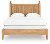 Aleaport Queen Panel Bed with Dresser and Nightstand in Warm Brown from Ashley Furniture - Luna Furniture
