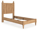 Aleaport Twin Panel Bed with Dresser and Chest in Warm Brown from Ashley Furniture - Luna Furniture