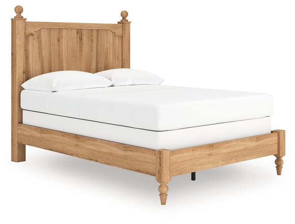 Aleaport Warm Brown Full Panel Bed