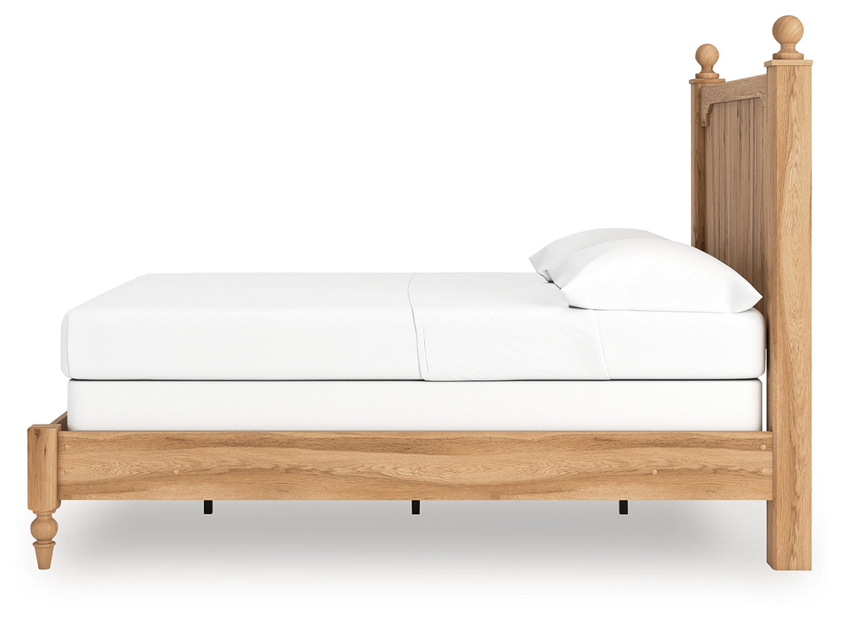 Aleaport Warm Brown Full Panel Bed from Ashley Furniture - Luna Furniture
