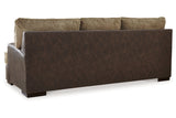Alesbury Chocolate Sofa, Loveseat, Oversized Chair and Ottoman from Ashley - Luna Furniture