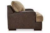 Alesbury Chocolate Sofa, Loveseat, Oversized Chair and Ottoman from Ashley - Luna Furniture