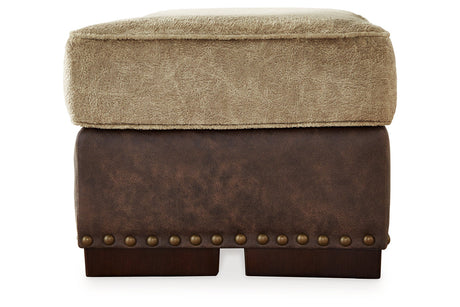 Alesbury Chocolate Sofa, Loveseat, Oversized Chair and Ottoman from Ashley - Luna Furniture