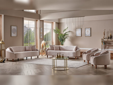 Alessa Chair in Cream from Furnia - Luna Furniture