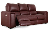 Alessandro Garnet Reclining Sofa and Recliner from Ashley - Luna Furniture