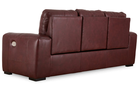 Alessandro Garnet Reclining Sofa and Recliner from Ashley - Luna Furniture