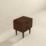 Alexa Mid Century Modern Style Night Stand 2-Drawer from Ashcroft Furniture - Luna Furniture