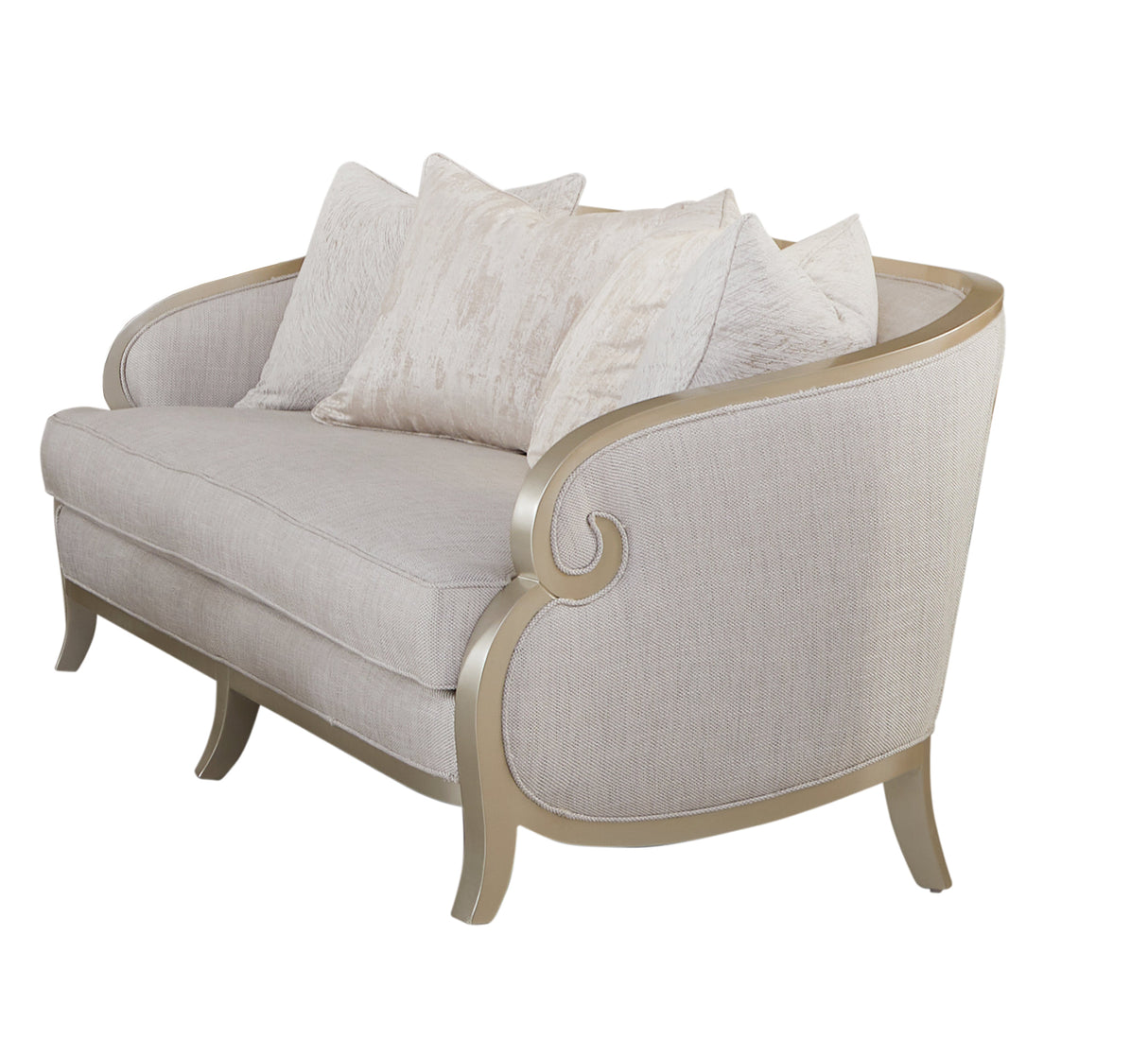 Alexandra Champagne Beige 3-Piece Living Room Set from Happy Homes - Luna Furniture