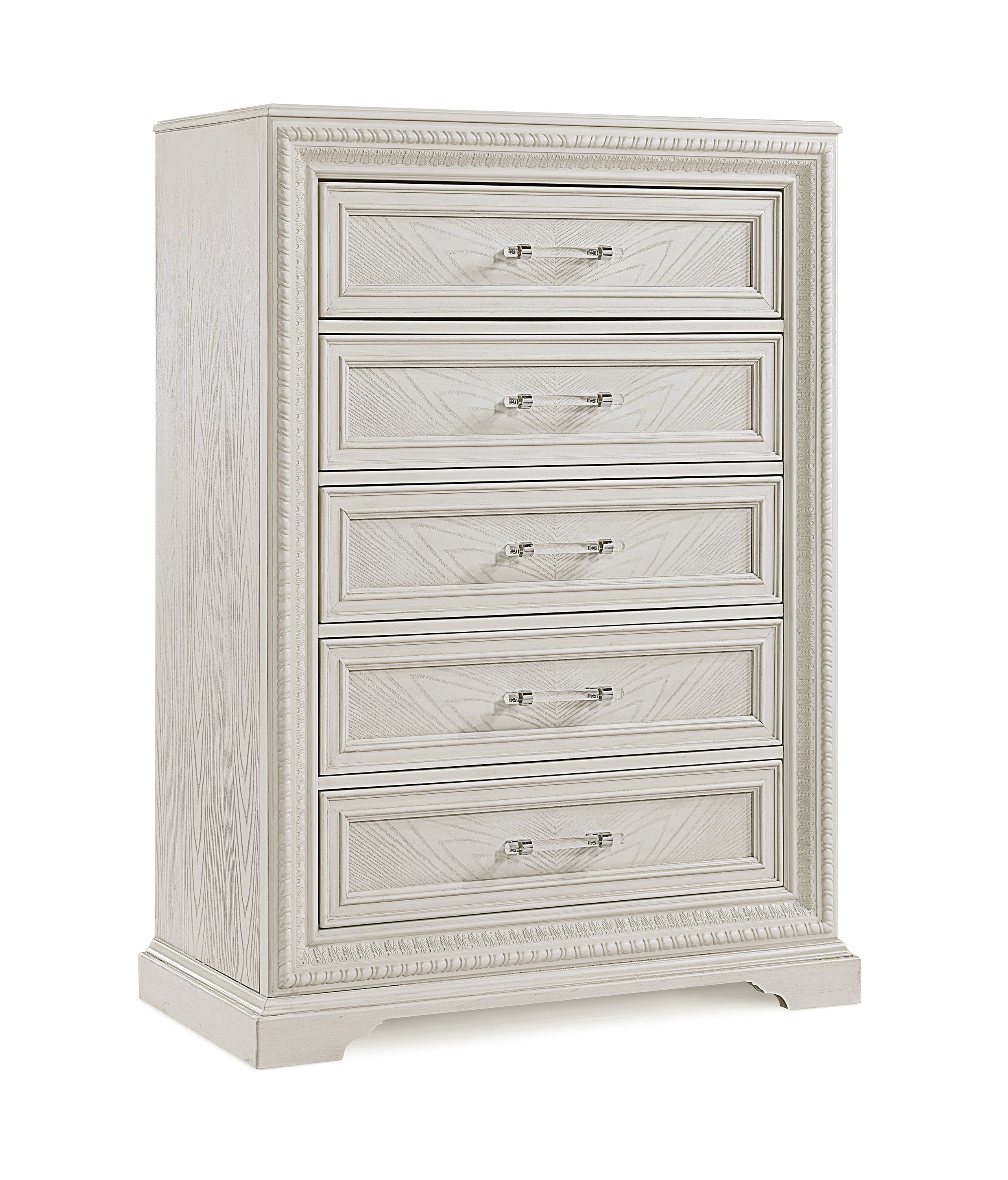 Alexandria Antique White Chest – Luna Furniture