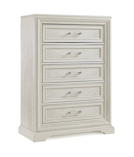 Alexandria Antique White Panel Bedroom Set from Crown Mark - Luna Furniture