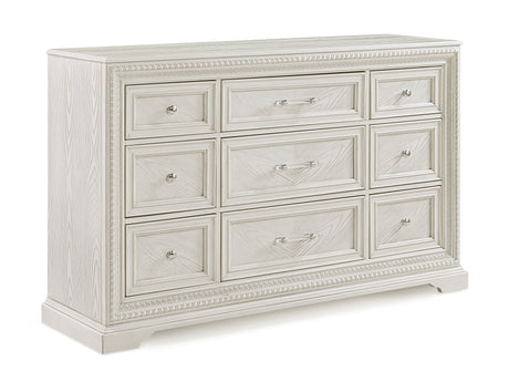 Alexandria Antique White Dresser from Crown Mark - Luna Furniture