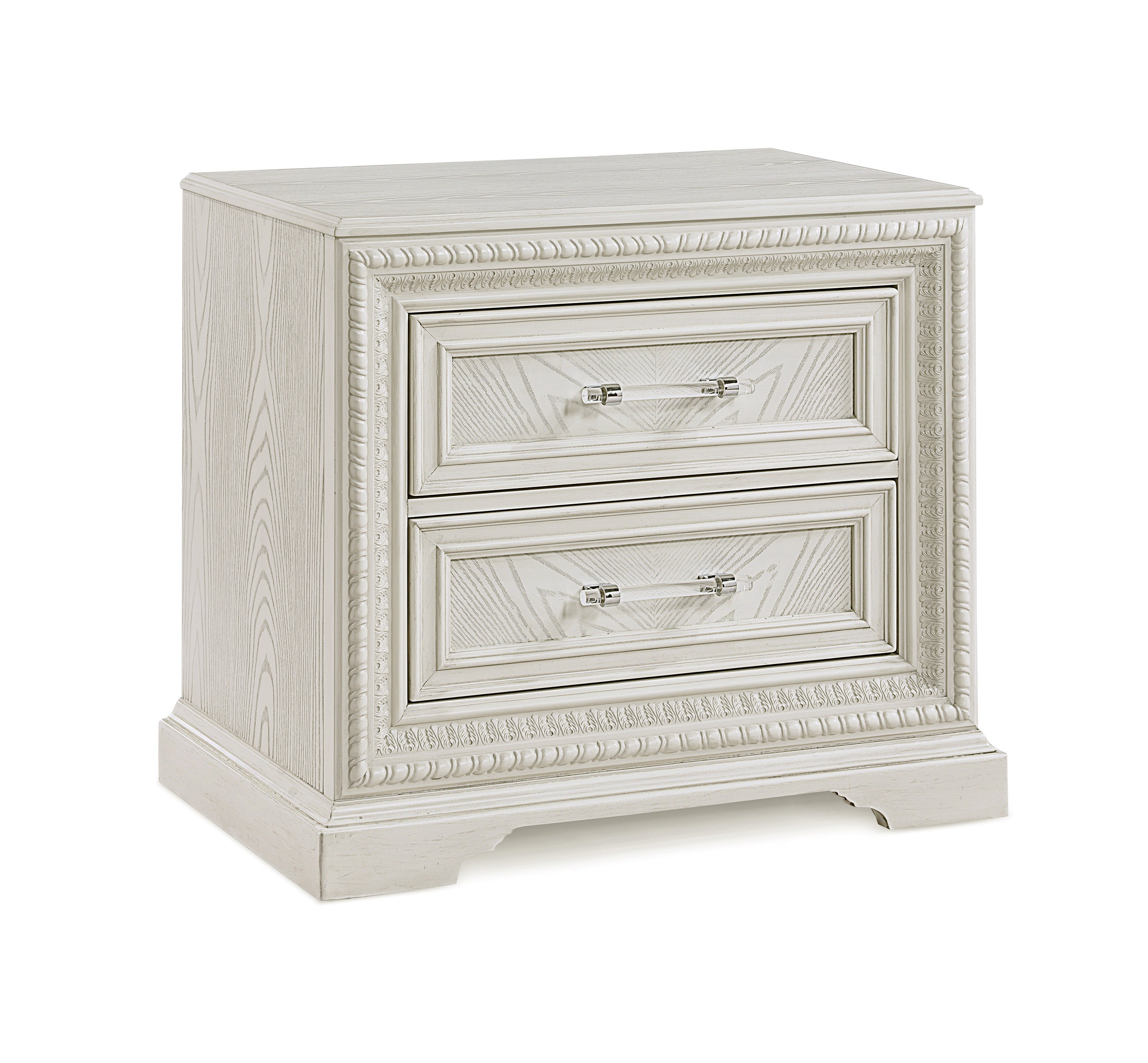 Alexandria Antique White Panel Bedroom Set – Luna Furniture