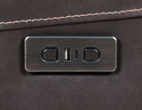 Alexandria Chocolate Top-Grain Leather Power Recliner from Steve Silver - Luna Furniture
