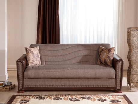 Alfa Redeyef Brown Sleeper Sofa from Bellona - Luna Furniture