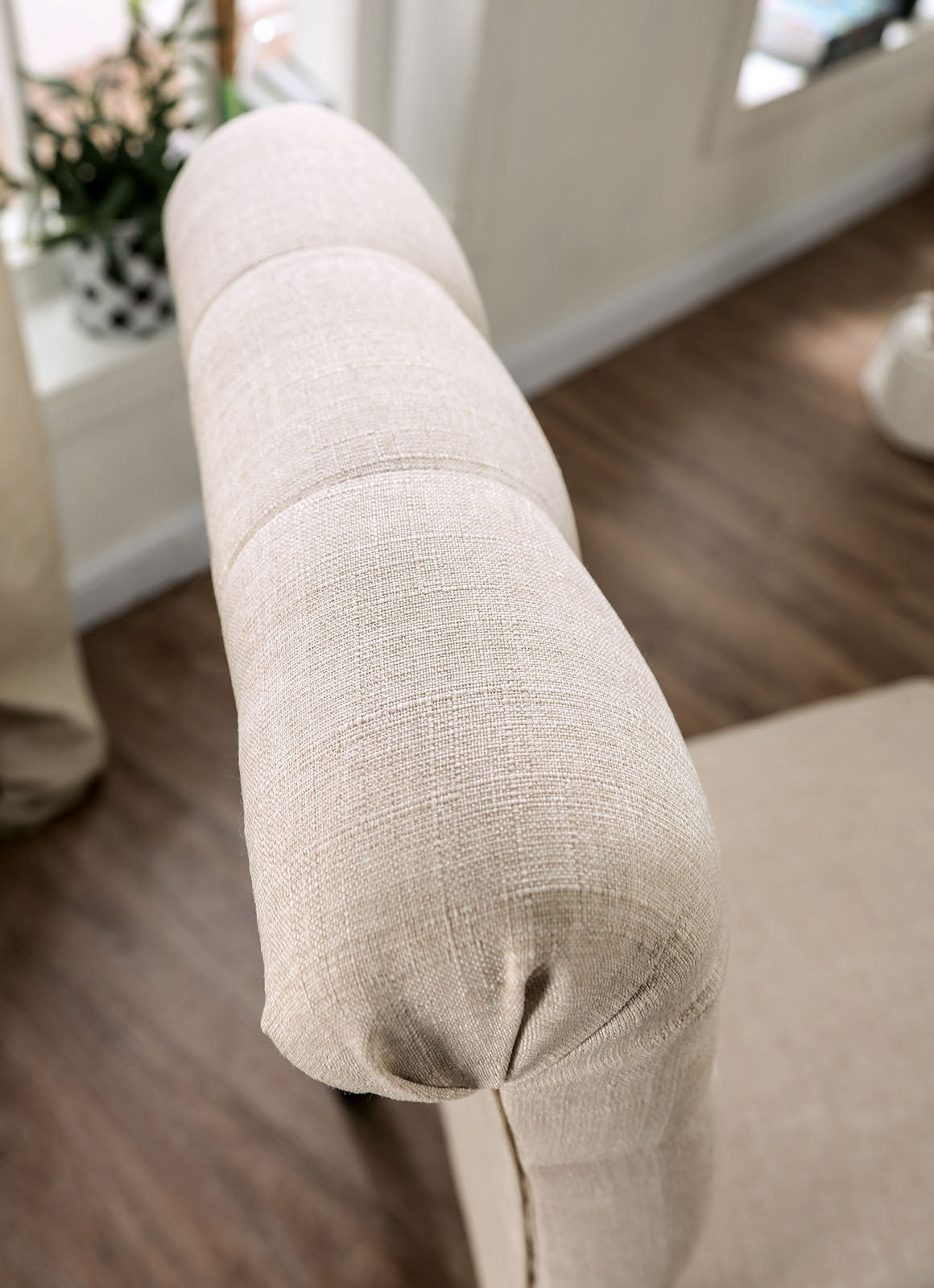 Alfred Antique Black/Ivory Side Chair from Furniture of America - Luna Furniture