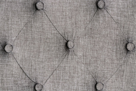 Alfred Antique Black/Light Gray Side Chair from Furniture of America - Luna Furniture