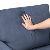 Aliana Blue Loveseat from Homelegance - Luna Furniture