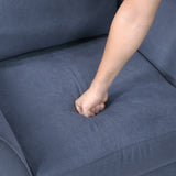 Aliana Blue Sofa from Homelegance - Luna Furniture