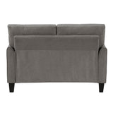 Aliana Chocolate Loveseat from Homelegance - Luna Furniture