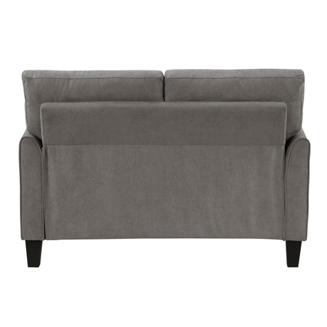 Aliana Chocolate Loveseat from Homelegance - Luna Furniture