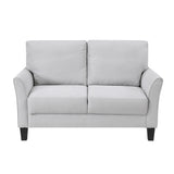 Aliana Gray Sofa and Loveseat from Homelegance - Luna Furniture