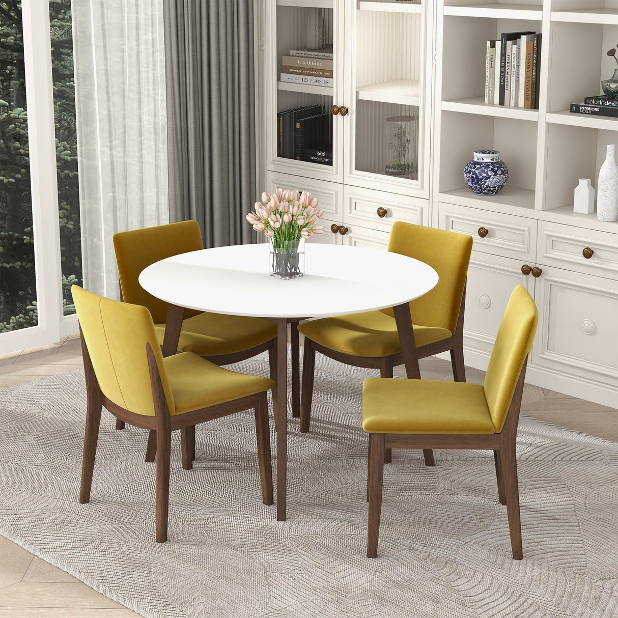 Alina Dining Table (White) from Midinmod - Luna Furniture