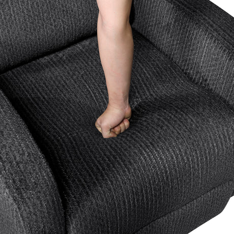 Allen Dark Gray Double Reclining Sofa from Homelegance - Luna Furniture