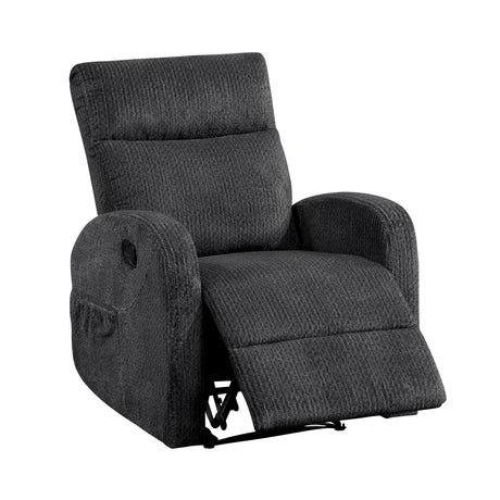 Allen Dark Gray Reclining Living Room Set from Homelegance - Luna Furniture