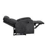 Allen Dark Gray Reclining Chair from Homelegance - Luna Furniture