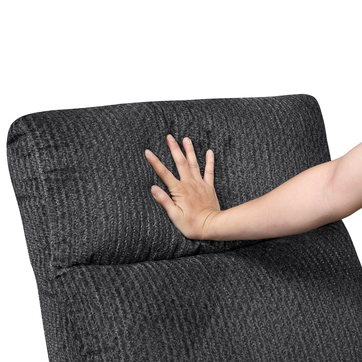 Allen Dark Gray Reclining Chair from Homelegance - Luna Furniture