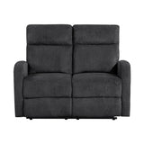 Allen Dark Gray Reclining Living Room Set from Homelegance - Luna Furniture