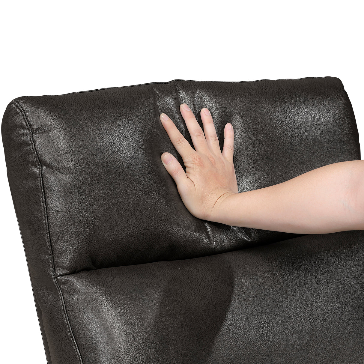 Allen Espresso Double Reclining Sofa from Homelegance - Luna Furniture