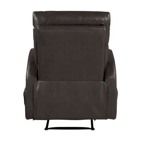 Allen Espresso Reclining Chair from Homelegance - Luna Furniture