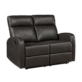 Allen Espresso Reclining Living Room Set from Homelegance - Luna Furniture