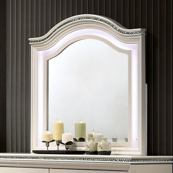 Allie Pearl White Mirror (Mirror Only)