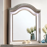 Allie Rose Gold Mirror (Mirror Only) from Furniture of America - Luna Furniture
