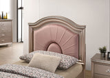 Allie Rose Gold Twin Bed from Furniture of America - Luna Furniture