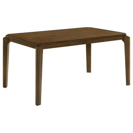 Almonte Dark Brown Rectangular Wood Dining Table from Coaster - Luna Furniture