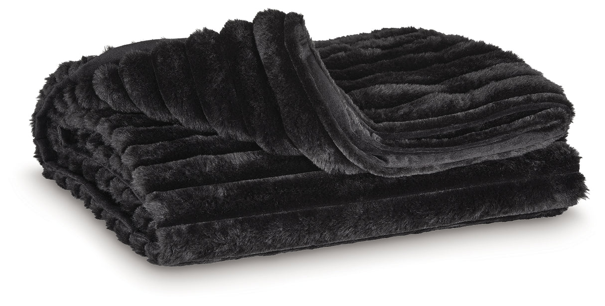 Alsonwell Black Throw (Set of 3) from Ashley - Luna Furniture