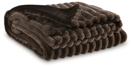 Alsonwell Brown Throw from Ashley - Luna Furniture