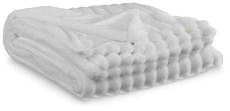 Alsonwell White Throw from Ashley - Luna Furniture