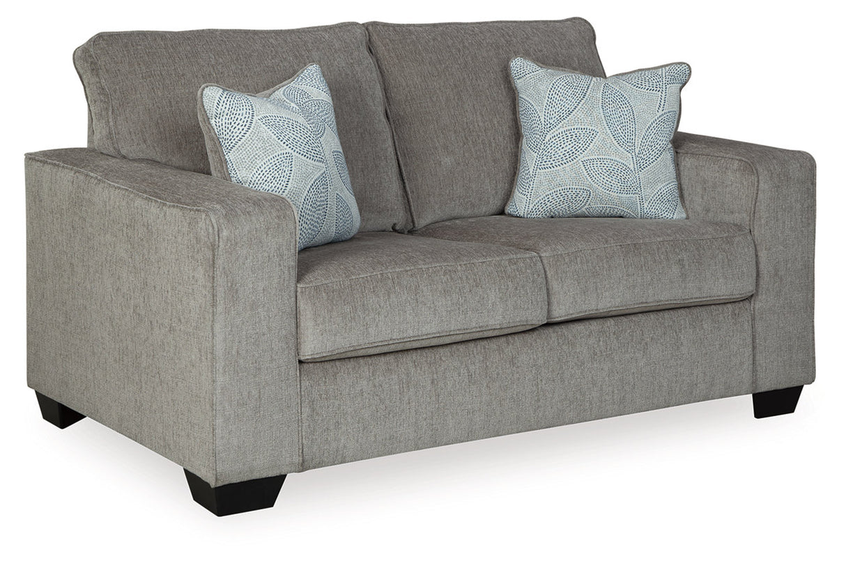 Altari Alloy 2-Piece Sectional with Chaise, Loveseat and Ottoman from Ashley - Luna Furniture