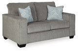 Altari Alloy 2-Piece Sectional with Chaise, Loveseat and Ottoman from Ashley - Luna Furniture