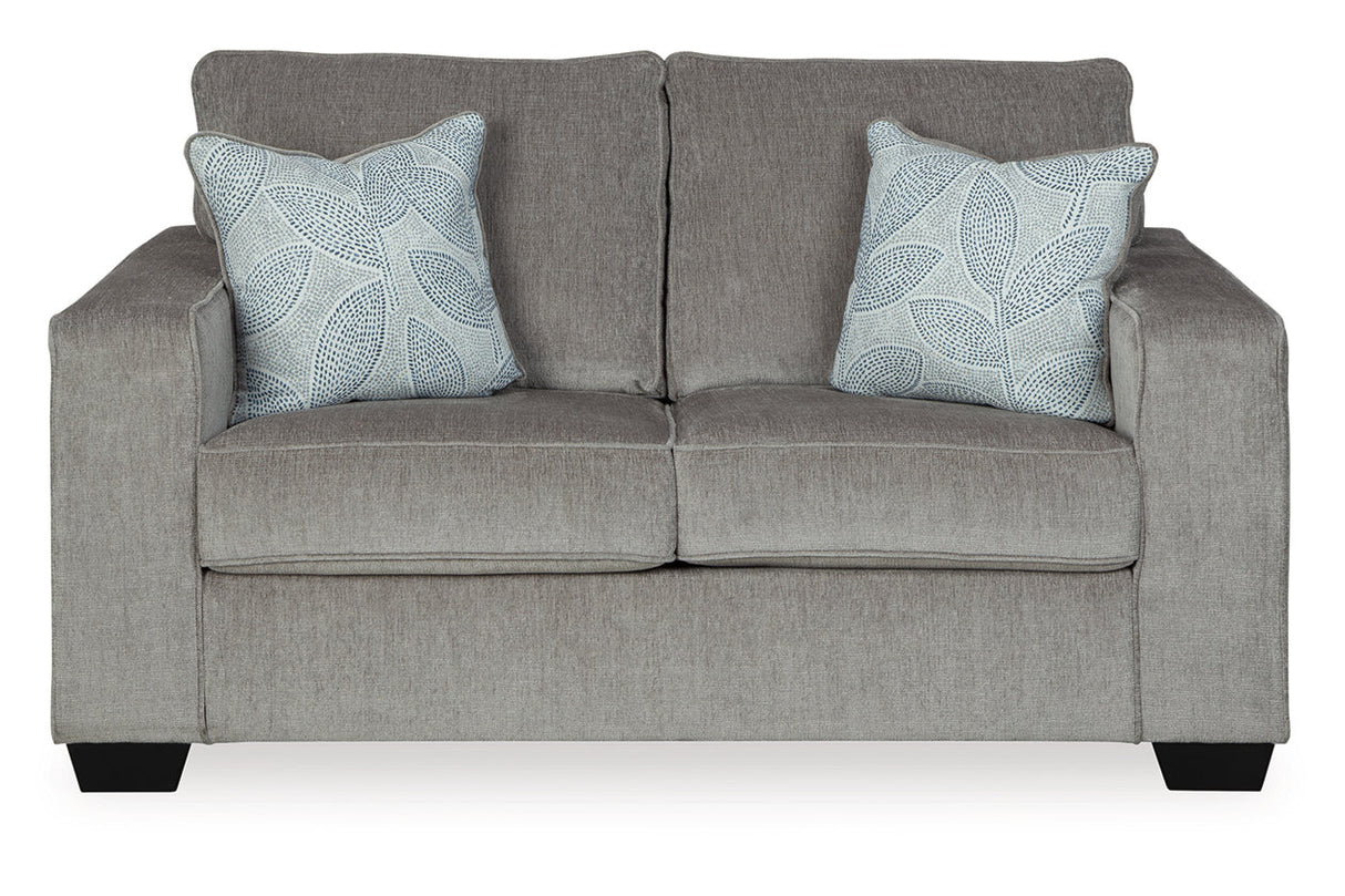 Altari Alloy 2-Piece Sectional with Chaise, Loveseat and Ottoman from Ashley - Luna Furniture