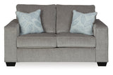 Altari Alloy 2-Piece Sectional with Chaise, Loveseat and Ottoman from Ashley - Luna Furniture