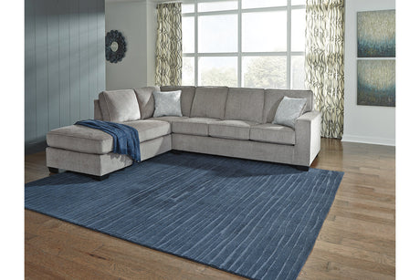 Altari Alloy 2-Piece Sectional with Ottoman from Ashley - Luna Furniture