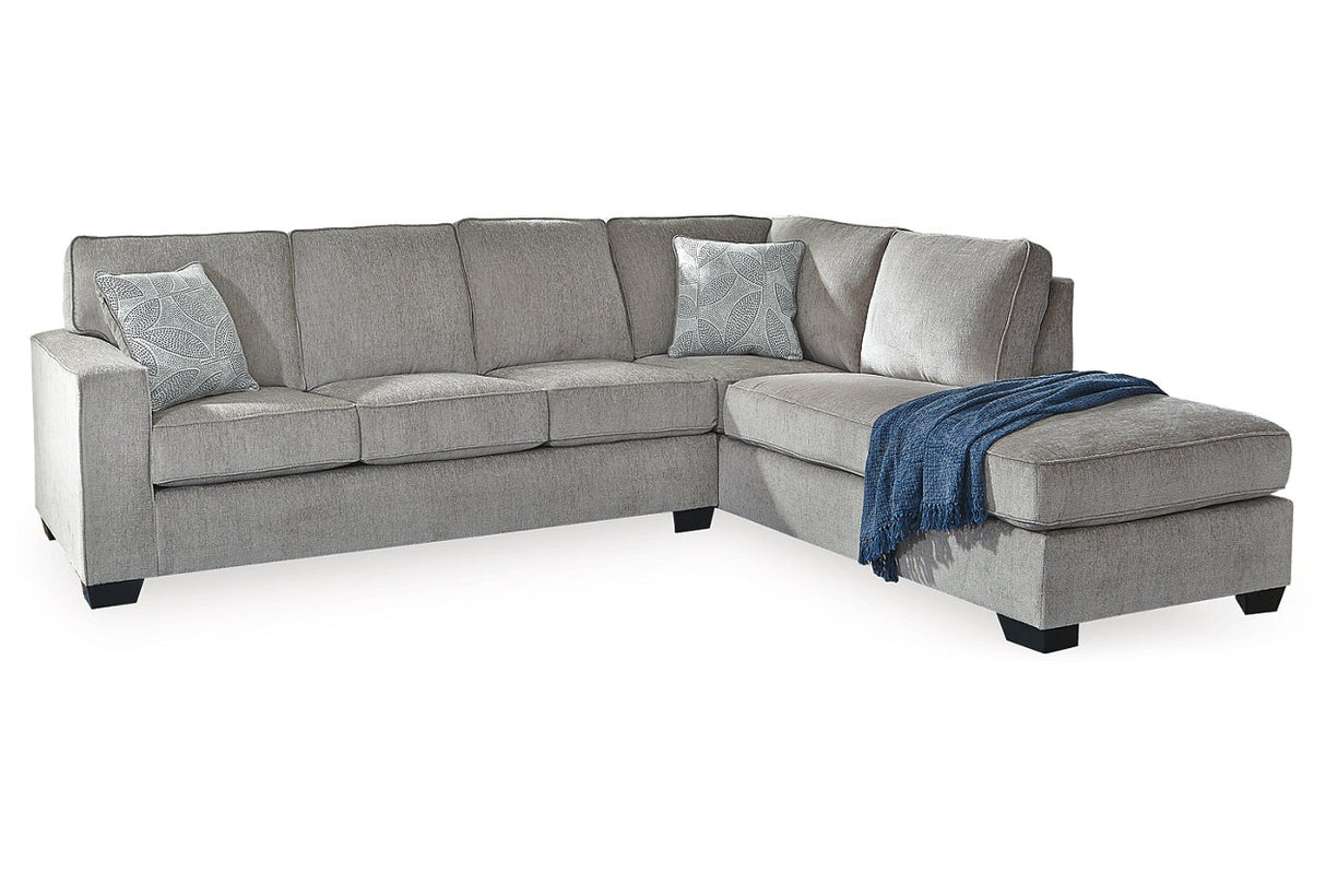Altari Alloy 2-Piece Sleeper Sectional, Loveseat and Ottoman from Ashley - Luna Furniture