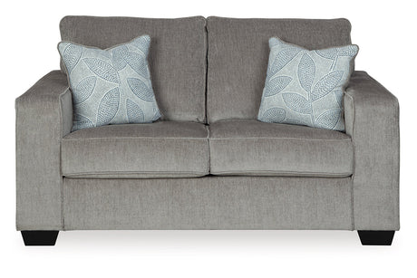 Altari Alloy 2-Piece Sleeper Sectional, Loveseat and Ottoman from Ashley - Luna Furniture