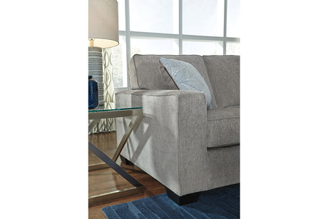 Altari Alloy 2-Piece Sleeper Sectional, Loveseat and Ottoman from Ashley - Luna Furniture