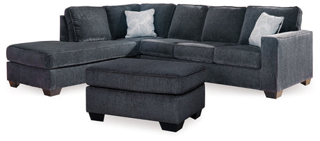 Altari Slate 2-Piece Sectional with Chaise and Ottoman from Ashley - Luna Furniture